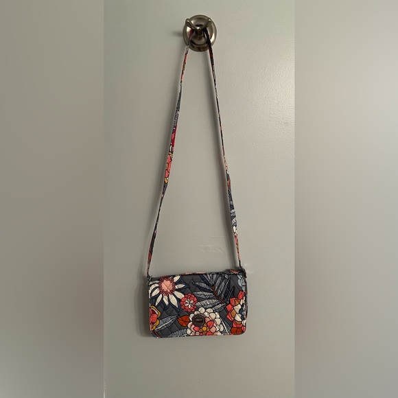 VERA BRADLEY Floral Crossbody Purse - Picture 1 of 10